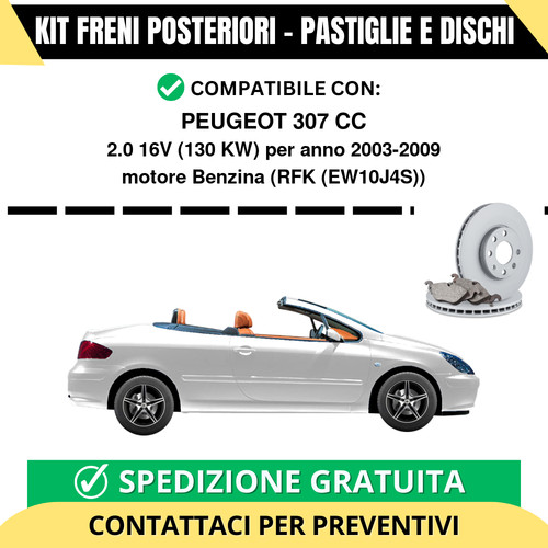 Kit freni posteriori per - kit,