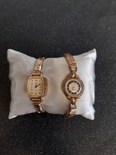 Confezione Orologio Vintage Sekonda E Nostara Oro Laminato 9ct X2