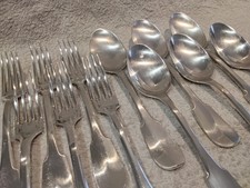 Vintage 1990 silver-plated 12p