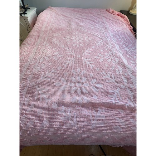 Copriletto vintage rosa - vintage,