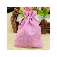 SACCHETTI JUTA ROSA BOMBONIERE