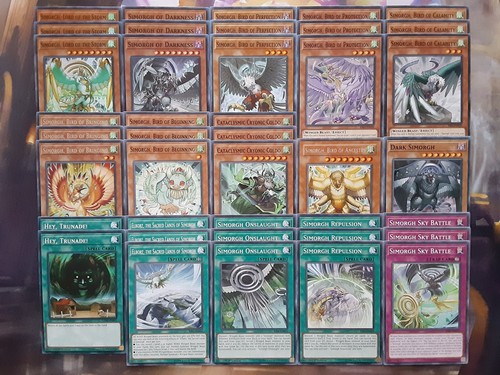 Yugioh simorgh mazzo carte - yugioh, 40