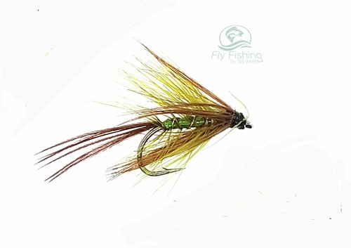 Mosche trota dabbler oliva - 3,