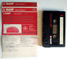 Mc Musicassetta Basf Ferro Extra I 90 Vintage Compact Cassette Tape Usata Used C