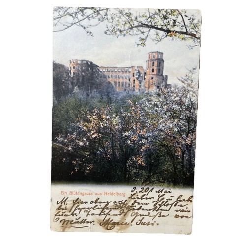 Cartolina postale castello - , di