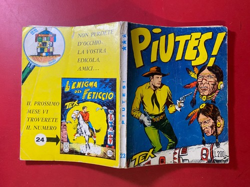 Tex tre stelle - tex, piutes