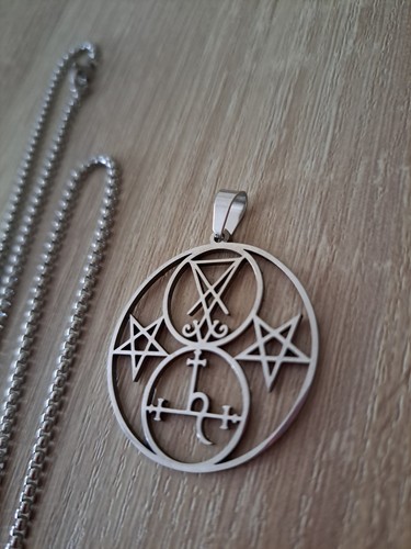 Collana stella satanica - stella,