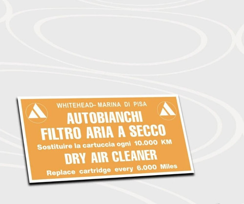 Adesivo filtro aria - filtro, secco
