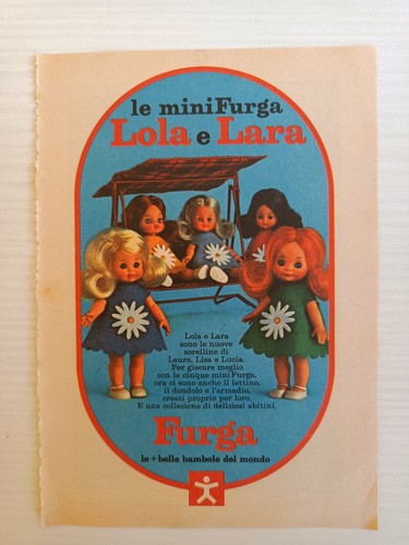 Pubblicità vintage mini furga - mini,
