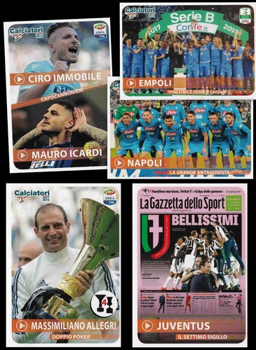 Panini calciatori 2017 2018 - panini,, 2017-2018