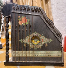 Cetra/Zither Nera Mandolino Fiori Vintage Musik Die Sprache Welt Kauft Nur Ein