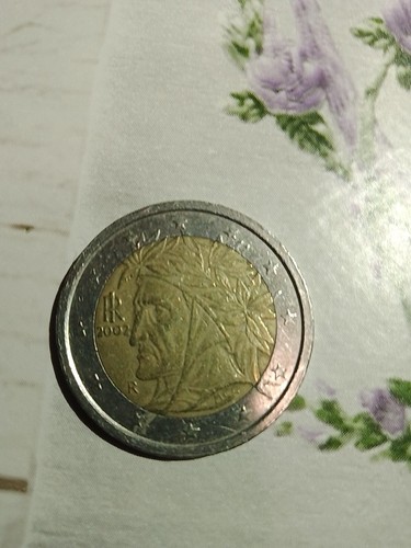 Moneta euro dante - moneta,