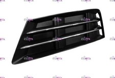 GRIGLIA PARAURTI ANTERIORE SX NERA CON MODANATURA CROMATA AUDI A4 2015-2019