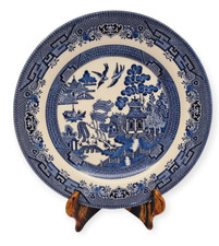 Churchill Blue and White