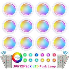 Lampada da incasso LED RGB illuminazione per vetrina luci per armadio con telecomando