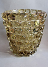 L68-ERCOLE BAROVIER TOSO MURANO-VASO LENTI 1990 GLASS DESIGN VETRO VENEZIA ARTE