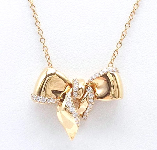 Collana damiani fiocco nastro - collana,