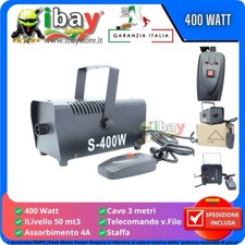 MACCHINA DEL FUMO wireless 400 WATT VERSIONE PROFESSIONALE TELECOMANDO FILARE