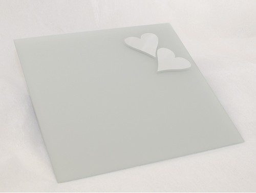 Specchio quadro satinato con - specchio,