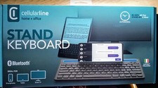 Cellularline - Tastiera per smartphone/tablet/TV - Bluetooth - Layout ITA - 2 ch