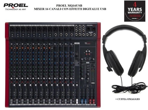 Proel mq16usb mixer - mixer, profes.