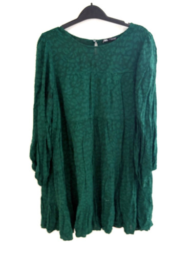 Abito midi zara verde - midi,