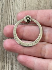 Antico portachiavi girevole meccanico C. Parse brevetto 10 agosto 1869 raro