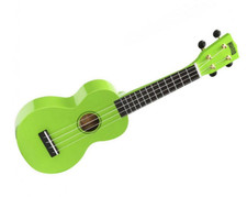 MAHALO Ukulele Rainbow verde limo - Borsa inclusa