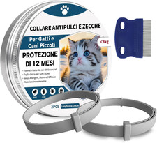 2 Pezzi Antiparassitario per