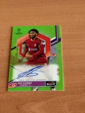 2022/23 Topps Chrome Joe Gomez Liverpool auto signature 25/99