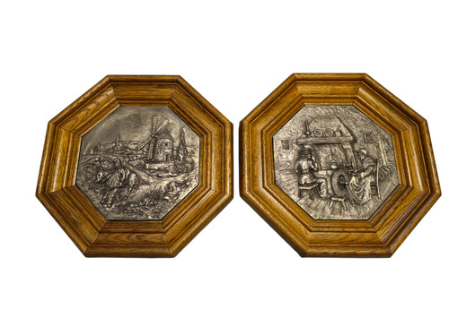 Dipinti latta vintage a - in,