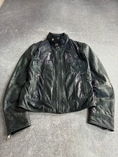 Giacca di pelle ibrida cropped