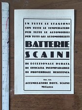 Antica pubblicità del 1932