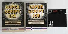 COMMODORE SCRIPT 128 - LIBRO + DISCHETTO - PERFETTO - VINTAGE