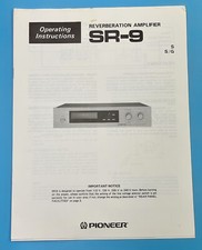 Pioneer SR-9 Receiver Owners