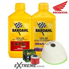 Kit Tagliando Olio Motore Trasmissione Filtri Aria Olio Bardahl Honda Crf 250 X