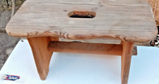  sgabello rustico in legno di abete vintage vedi foto