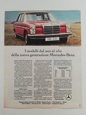 Clipping Pubblicità Advertising 1968 MERCEDES-BENZ SERIE 200 Nuova Generazione