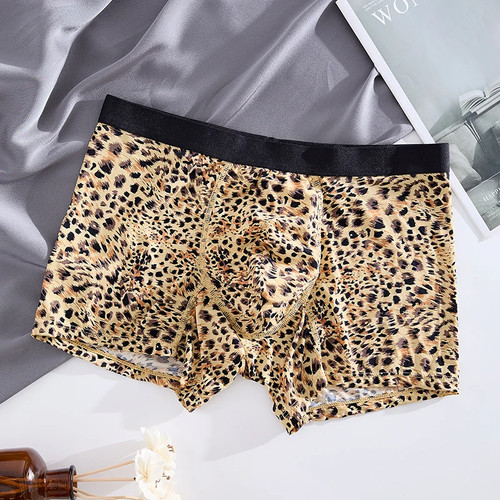 Boxer leopardato pantaloncino