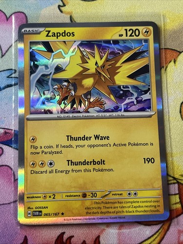 Zapdos 167 holo - scarlet, &