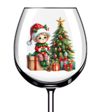 12x Acquerello Natale Elfo