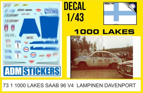 Decal 43 rally 1000 - decal,