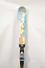 Sci Rossignol Passion 154 Cm Bianco Azzurro Arancione + Attacchi - Gia Sciolinat