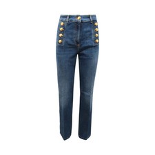 O1014 JEANS A ZAMPA DONNA