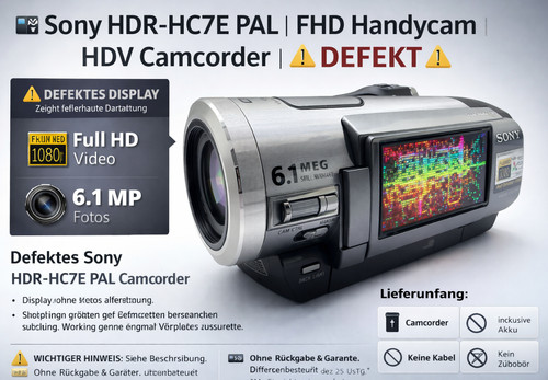 Sony hdr hc7e pal fhd - hdr-hc7e,
