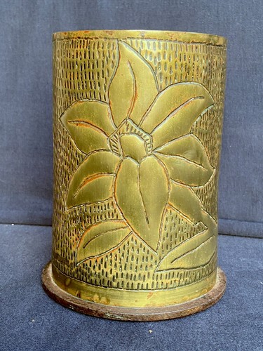 Vaso bronzo bossolo - in,