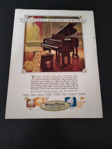 1925 wurlitzer spanish - 1925,