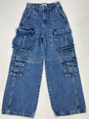 Jeans donna zara gamba larga - zara,