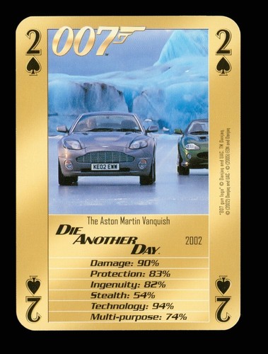 Playing card 007 bonds - 1,