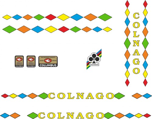 Adesivi telaio colnago super - colnago,